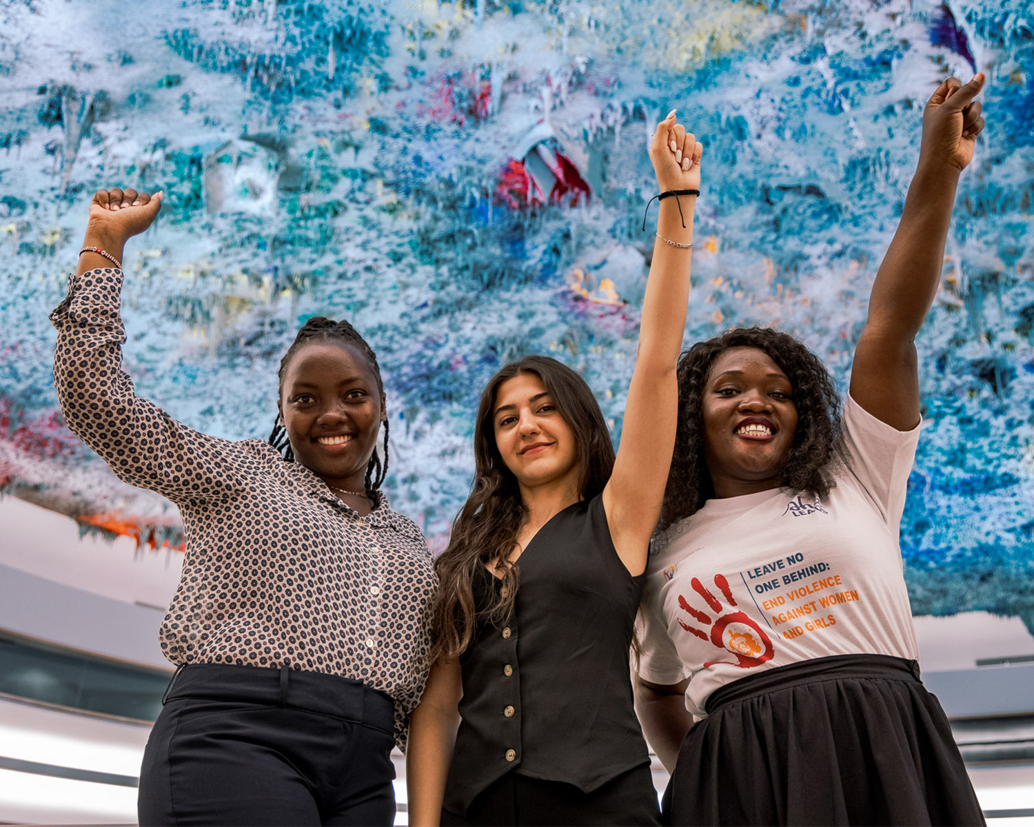 She Leads-advocates Lynne, Rachael & Margaret