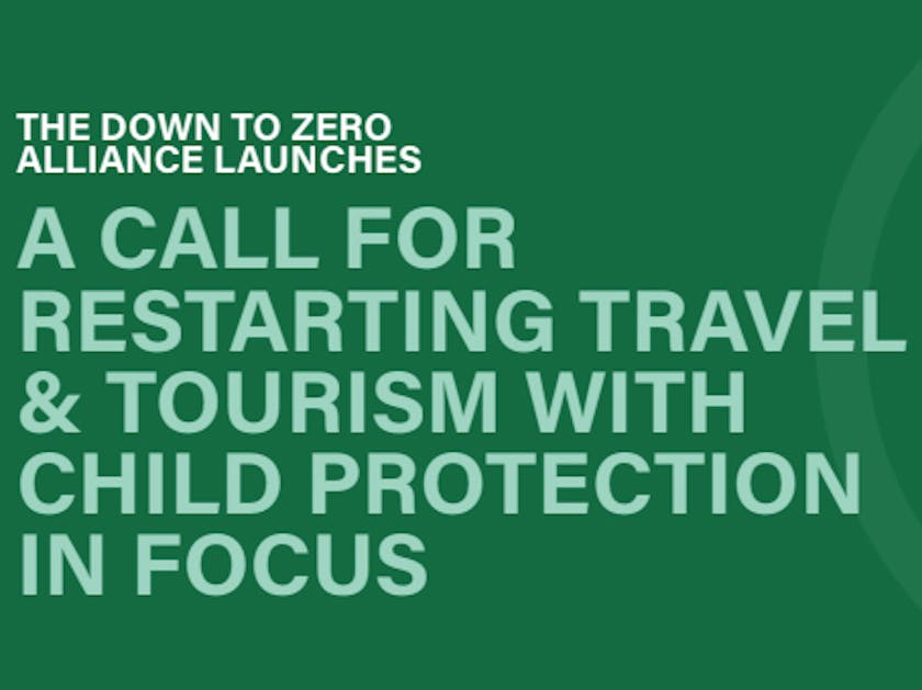 Down to Zero pleit voor goede bescherming kinderen in toerismesector