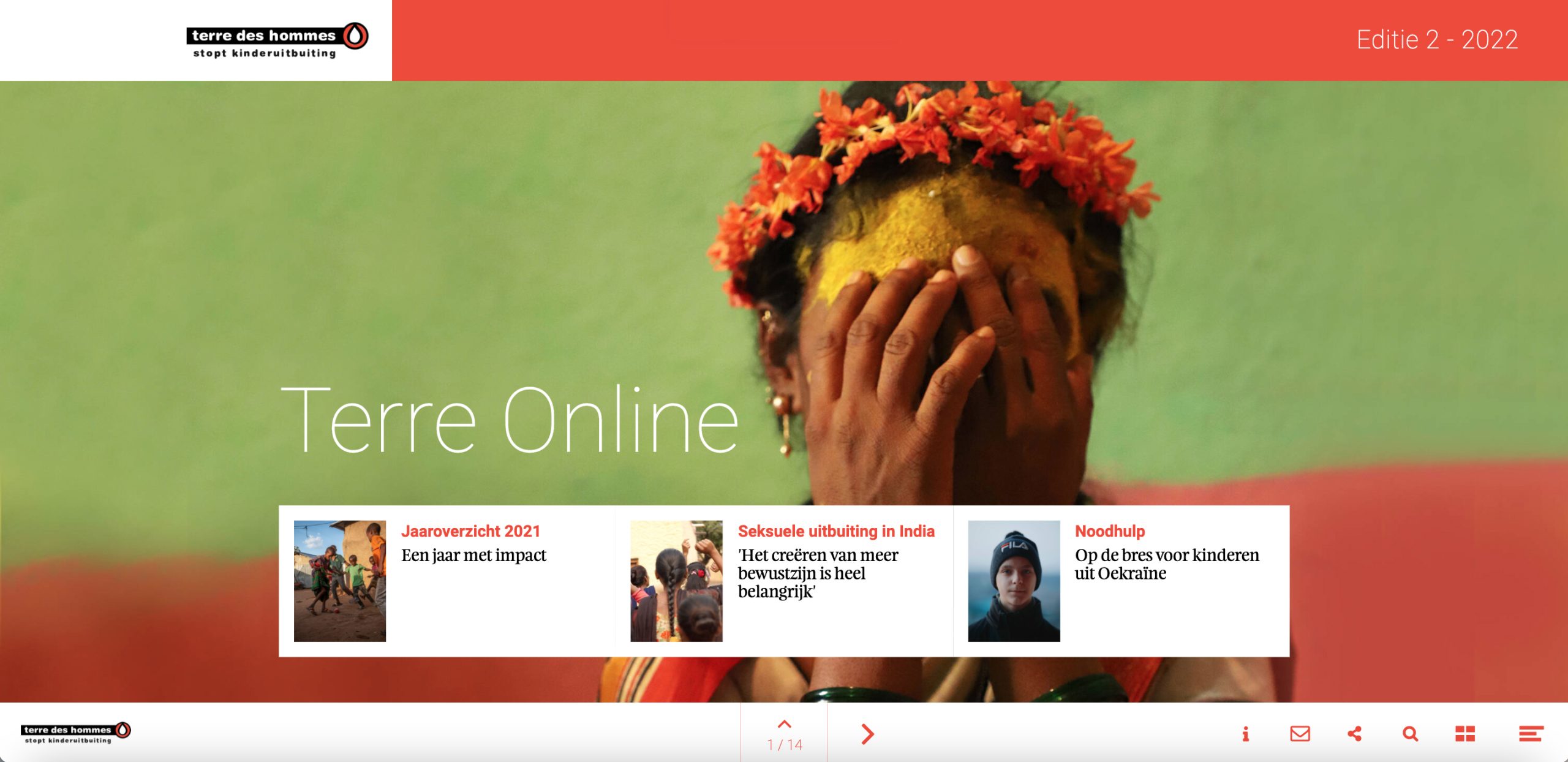 Terre Online is het digitale magazine van Terre des Hommes