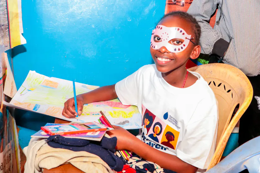 Rose uit Kenia doet mee aan Time to Play.