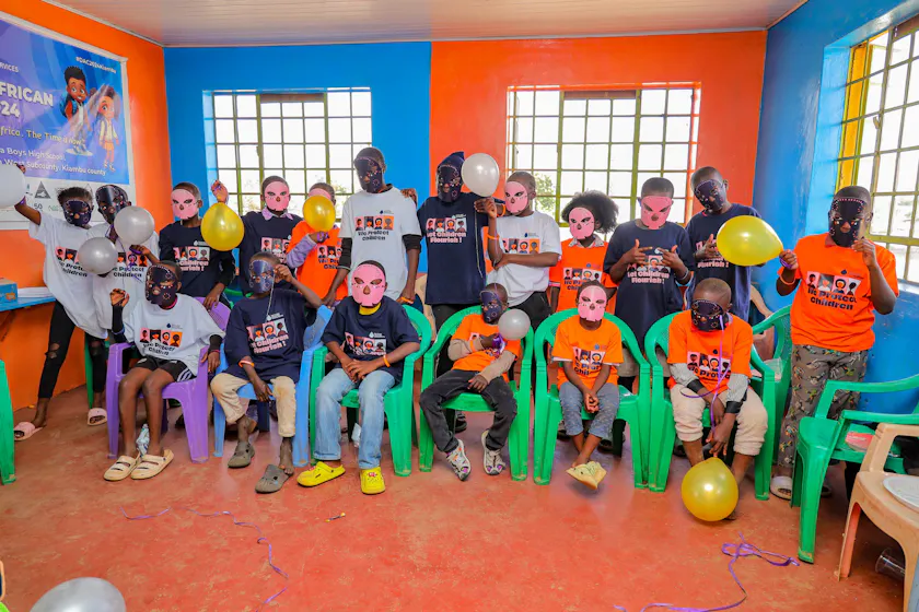 Kinderen die meedoen aan het project Time to Play