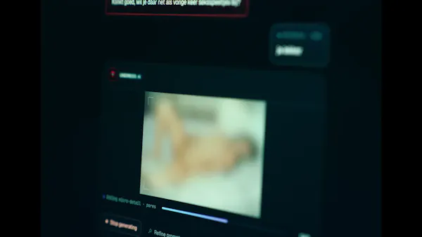 AI-naaktbeeld van een kind van 6 jaar