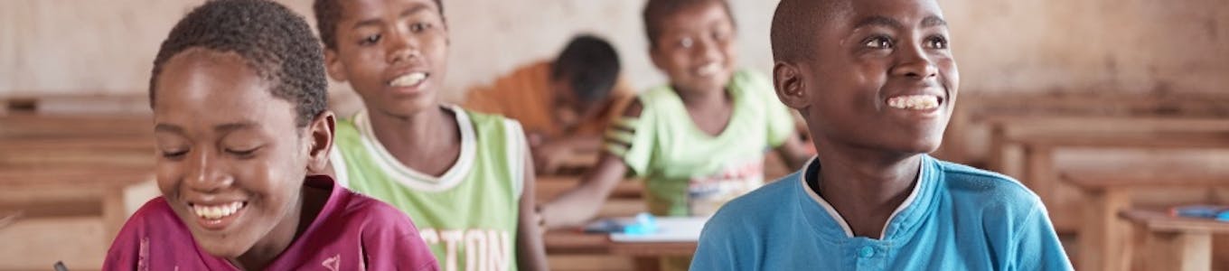 Messi uit Madagaskar in de klas